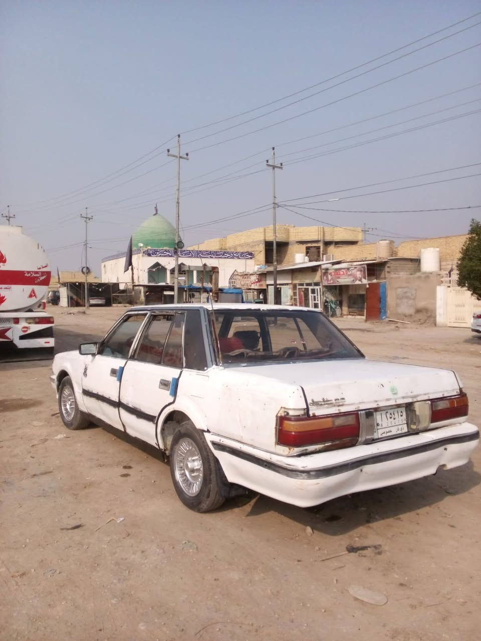 السلام عليكم سوبر 85 مكينه ثنين ونص وكير وحداديه زينات وتخم تاير سياره جاهزه السعر 17 وبي مكان سياره ناصريه الاستفسار ع رقم 📱 ***********
