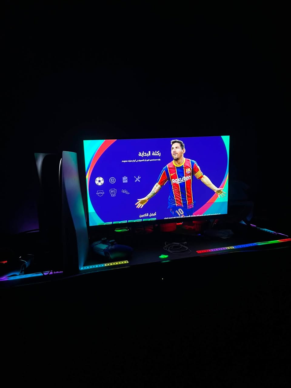🔥 للبيع PS5 Fat – نسخة أقراص 🔥
🎮 مع جوستكين أصليين
📀 قرص PES 2021
📦 مع الكارتون الأصلي وجميع ملحقات الجهاز

📍 الموقع: بغداد

📱 للتفاصيل والتواصل واتساب:
***********
