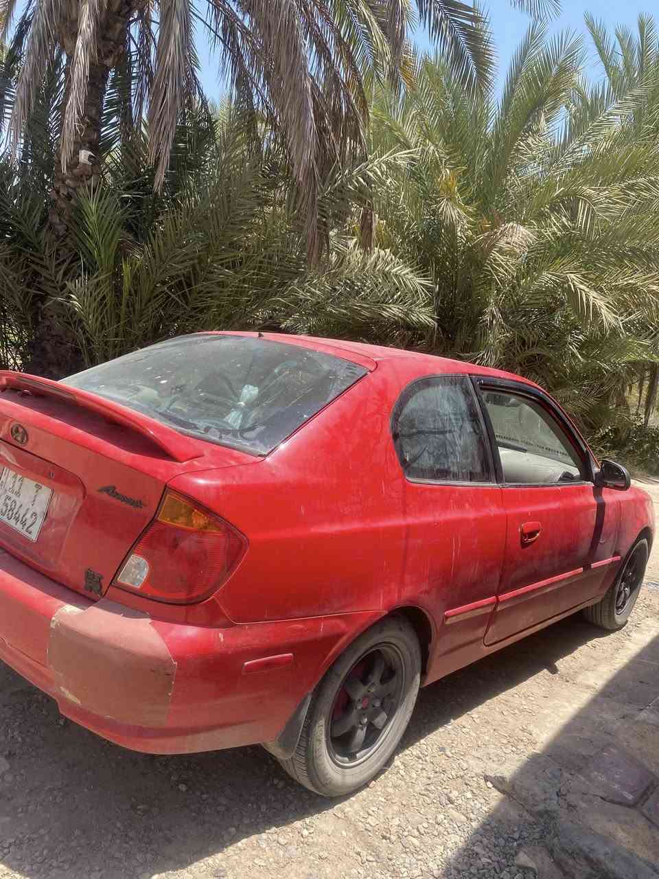 سلام عليكم اكسنت لبيع موديل ٢٠٠٥   السياره مصبوغه عام والسياره تبريد يشتغل مكاني بغذاد والسياره رقمها بغداد تحويل ثاني يوم والسياره المكينه مالتها بيها تبخير شي بسيط سعرها 45 وبيها مجال ***********
