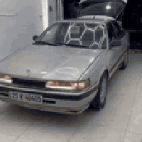 مازدا 8 • موديل ٩٠ • حادث