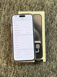 15 برو ماكس لون تيتانيوم ذاكره 256 بطاريه 97 نظافه 95  عربي شرق اوسط  ...