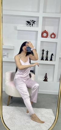 بجاما نسائي • ٣ قطع • ستان