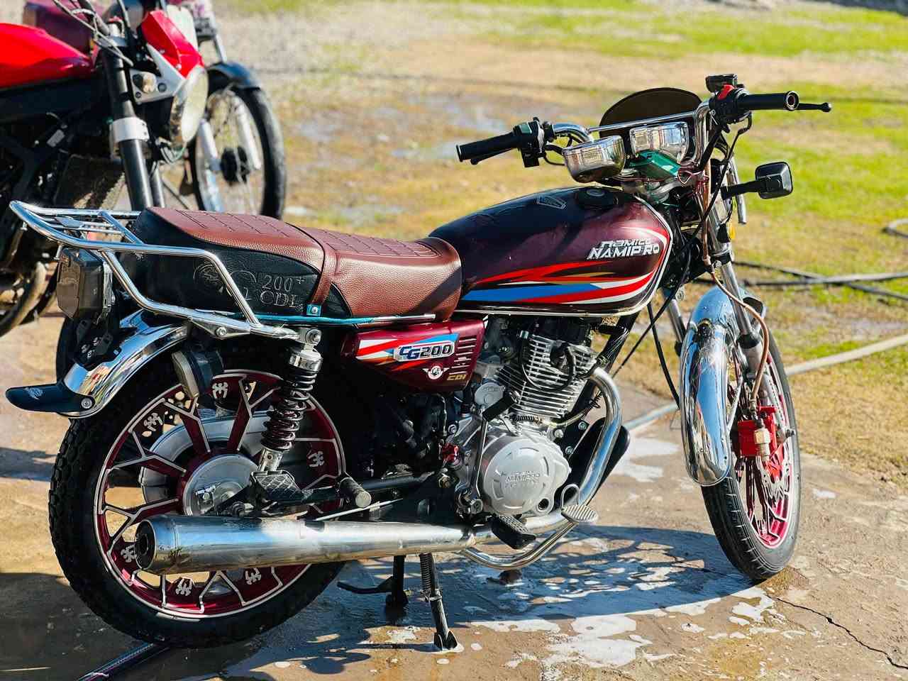 سلام عليكم دراجه نامي برو محرك200 جديد كلو شرط كهربائيات شغاله كلشي شغال تشغيل سلف بصمات ثنين/السعر650وبي مجال مكاني كياره العوسجه شراي اتصل ***********
