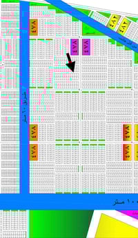 عندي قطعه ارض للبيع رقم قطعه 6103  قريبه على 60 وعلى شارع 20 مساحه قطع...