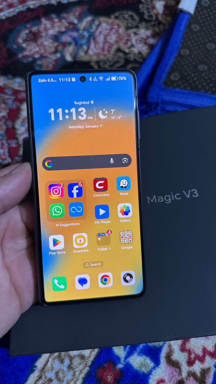 سلام عليكم هونر ماجك v3 نظيف ستخدام قليل ذاكره ٥١٢ دبل شريحه كامل ملحقات سعر مليون و ٥٠ الف بغداد, العراق


**إذا كنت صاحب هذا الإعلان وتريد حذفه لأي سبب، رجاءا أرسل رسالة إلى الدعم الفني**