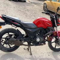 ماطور  QJ كيوجي اللون احمر  المحرك 150 مابيها نقص  كهربائيات شغاله كام...