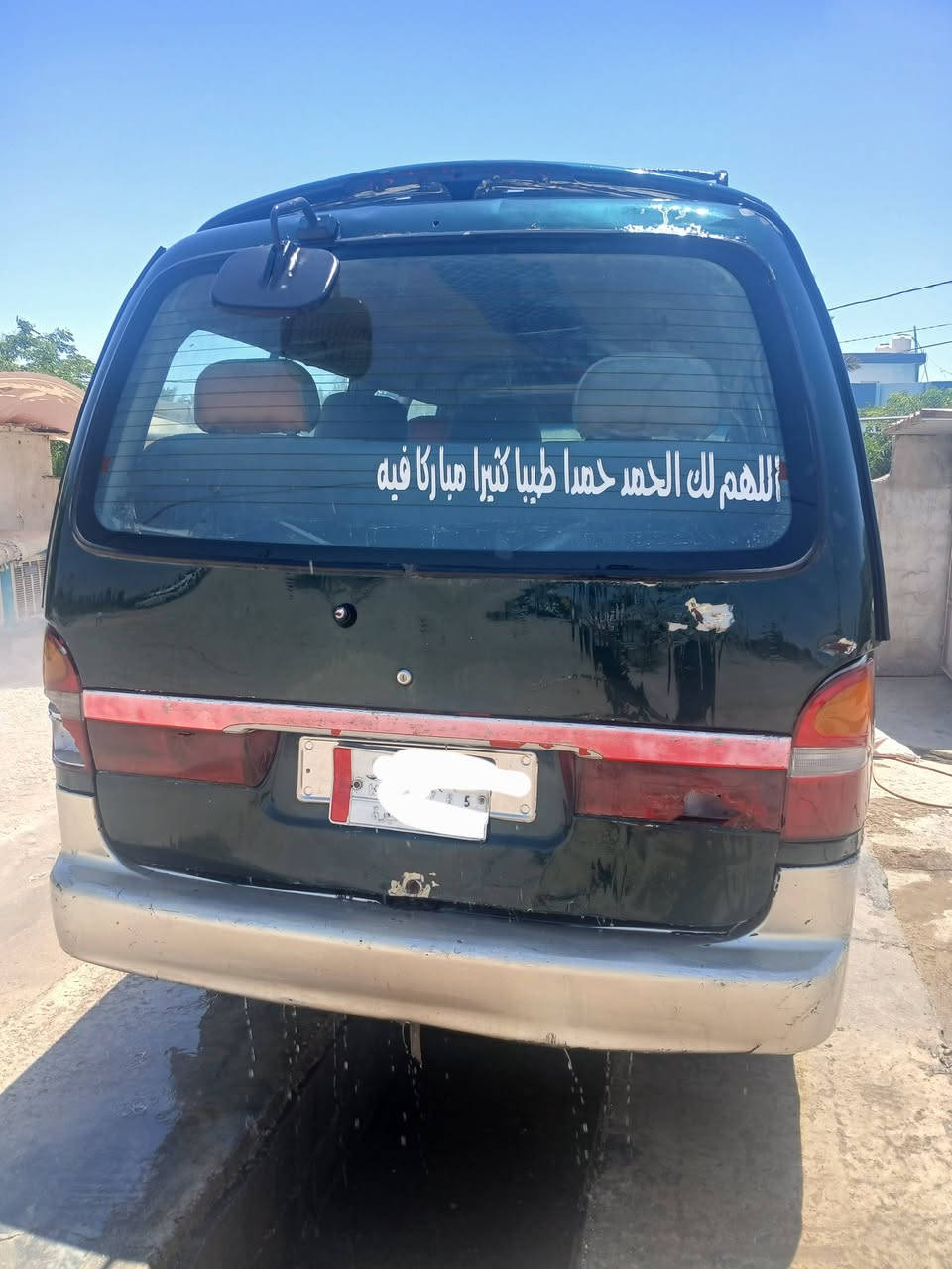 السلام عليكم ورحمة الله وبركاته
بريجو موديل.  ١٩٩٦ بغداد.  اجرة 
سنوية لنهاية ٢٠٢٨
مشروع وطني . خط وبحث مصفرة 
خطهه .حي المعلمين. بعقوبة 
مكينة مجفتة جديد 
شواصي معمرة 
سلف .دينمو باتري. كله جديد 
سعر ٤٦ورقة وبيهه مجال قليل 
للاستفسار. ***********الاتصال
سيارة مال واحد جناي
