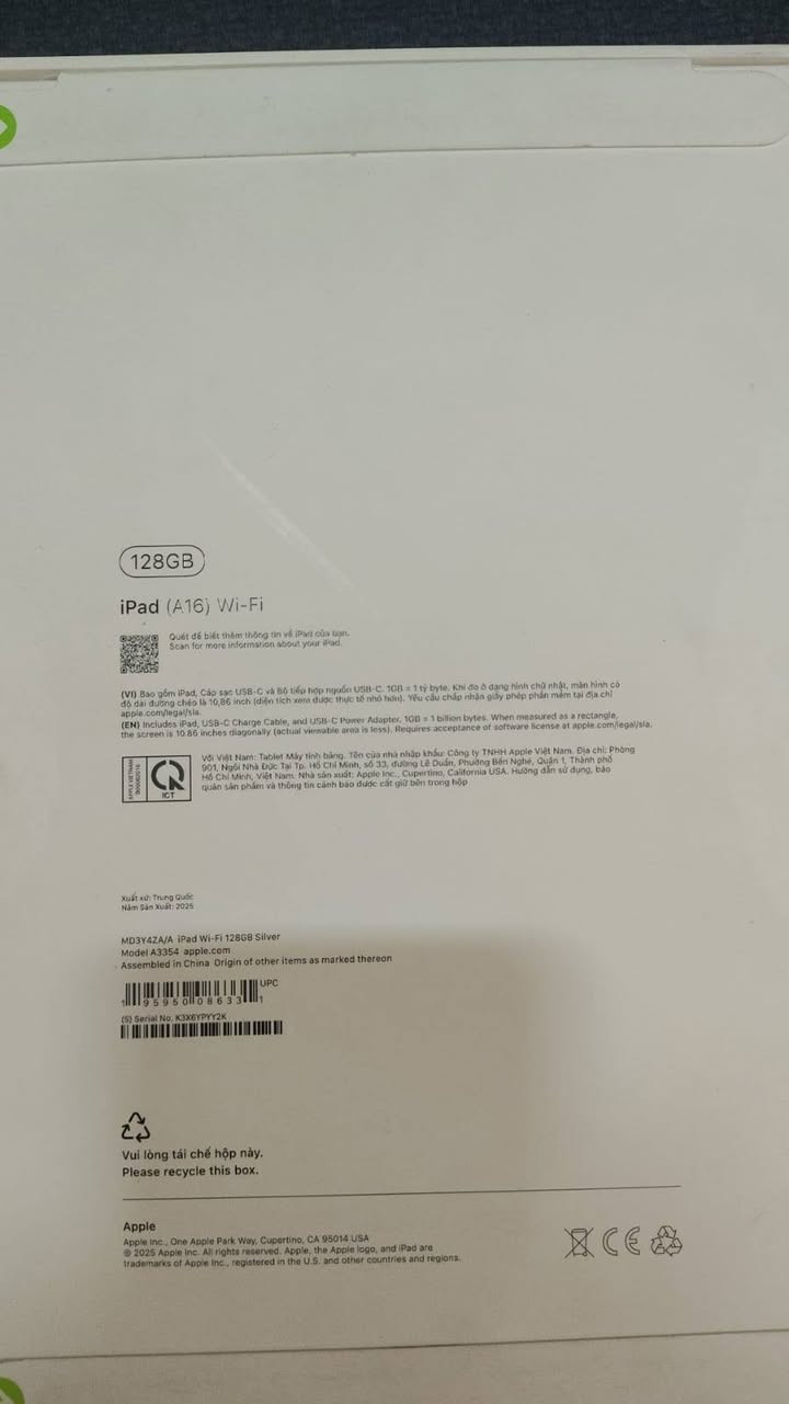 ايباد جديد ممفتوح للبيع A16 Wifi
الشعر ٥٥٠


**إذا كنت صاحب هذا الإعلان وتريد حذفه لأي سبب، رجاءا أرسل رسالة إلى الدعم الفني**