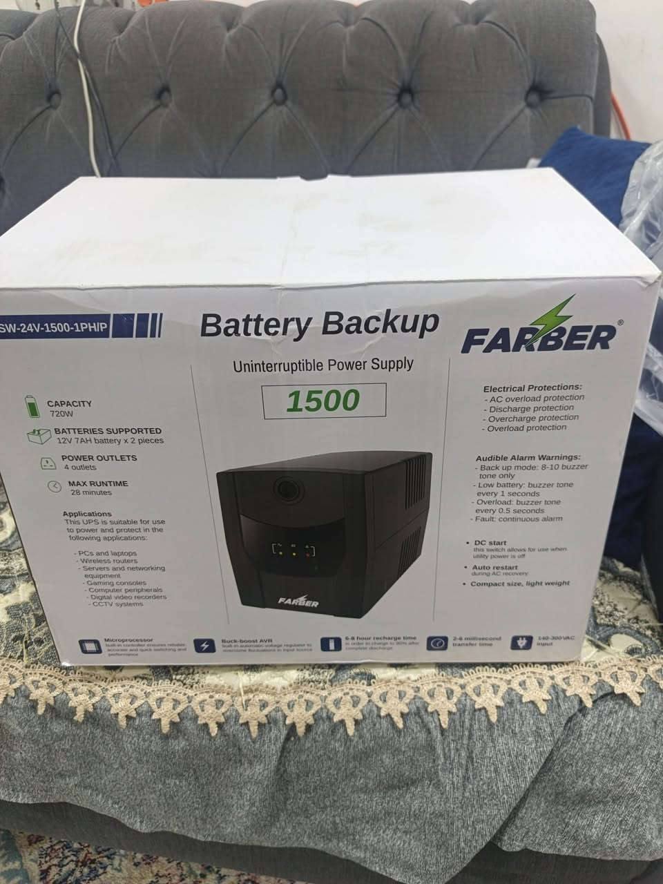 يوبي اس حجم 1500 نوع فاربر افضل نوعيه بالسوك مستخدم 3 ايام  يعني مكاني بغداد سبع ابكار 
ماعندي توصيل  ***********
