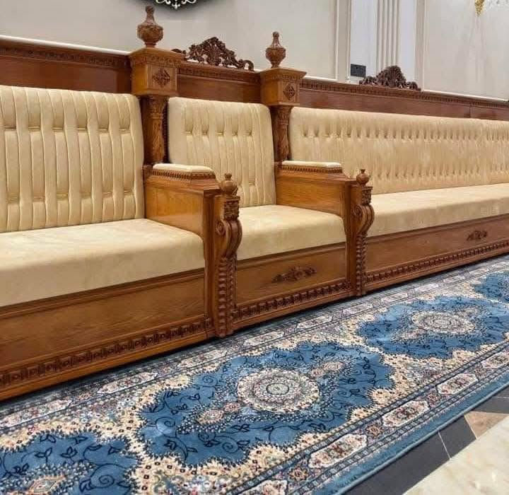 😉رجعنا وياكم بعرض خاص 😉
لأصحاب الاناقة والذوق الرفيع تم الأعلان عن أروع الموديلات 
الزان صاج 😊 
تفاصيل العمل 🪚الهيكل زان وصاج  المقعد بلوك اسود أبو 16 
الإسفنج اكسترا المقعد 10سم الضهر 4سم 👍
الصبغ سحگ قطنة 👌🏻 نوع القماش - جكور -وتر بروف -كتان _
والقماش حسب طلب الزبون 🥰
معة هدية 🎁 طبلة وسطية معة مساند 🙂  
سعر المتر من _135 إلى200 الف 
{ضمان لمدة 10 سنوات  من وقت التسليم بالخشب والإسفنج }
يوجد لدينا كادر - للقياسات مجاني لجميع المحافظات 😉
للحجز والاستفسار يرجى مراسلتنا


**إذا كنت صاحب هذا الإعلان وتريد حذفه لأي سبب، رجاءا أرسل رسالة إلى الدعم الفني**
