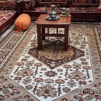 كعدة عربية • دوشك اثنين • ميز طعام خشب ماليزي