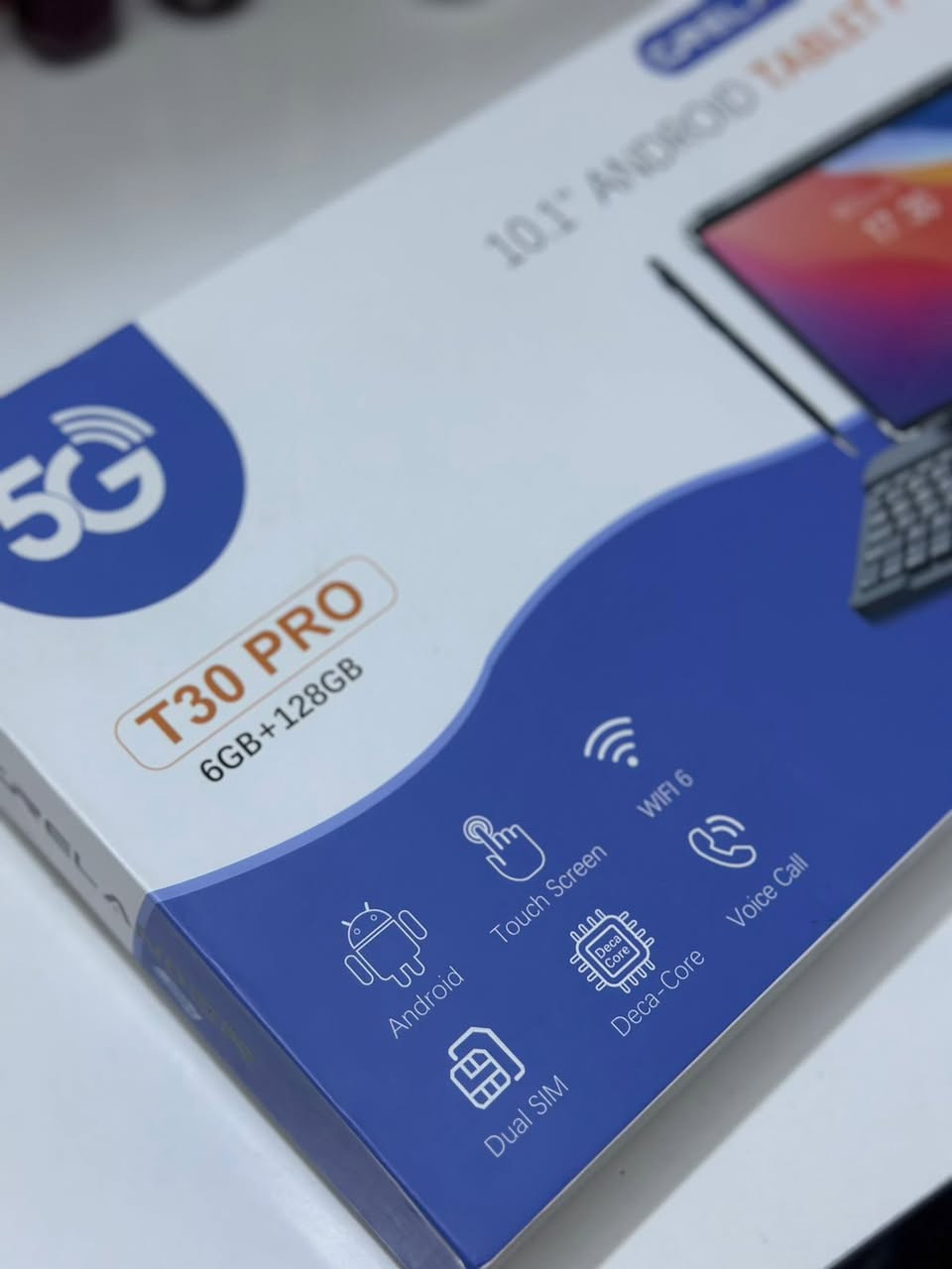 تاب T30
نظام اندرويد OS
ذاكره 128 8MB
بطاريه 7000
حجم الشاشه 10.1 
هو وكامل ملحقاته
(كفر / كيبورد/ ماوس/ قلم/ شاحن/ ادبتر)
دبل شريحه
اللون اسود و الملحقات وردي 
مستخدم ايام فقط سعره 160 و بي مجال قليل
مكان البصره القبله 
تواصل ***********
