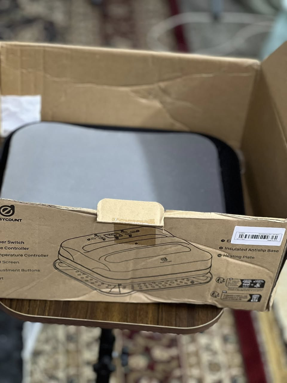 🔥 مكبس حراري للطباعة على الملابس – للبيع 🔥
جديد وغير مستخدم نهائي مع كامل الملحقات
✨ جهاز مكبس حراري  
✨ مناسب لطباعة:
 • التيشيرتات 👕
 • الهوديز
 • الأقمشة القطنية والبوليستر
 • الفينيل الحراري والسبلميشن

⚙️ المواصفات:
 • لوحة حرارية مسطّحة
 • شاشة رقمية للتحكم بالحرارة والوقت
 • تسخين قوي وثابت
 • سهل الاستخدام للمبتدئين وأصحاب المشاريع
💰 السعر: (175 الف وبي مجال)
📍 المكان: النجف حي الامير - يوجد توصيل
📞 للتواصل: ***********
