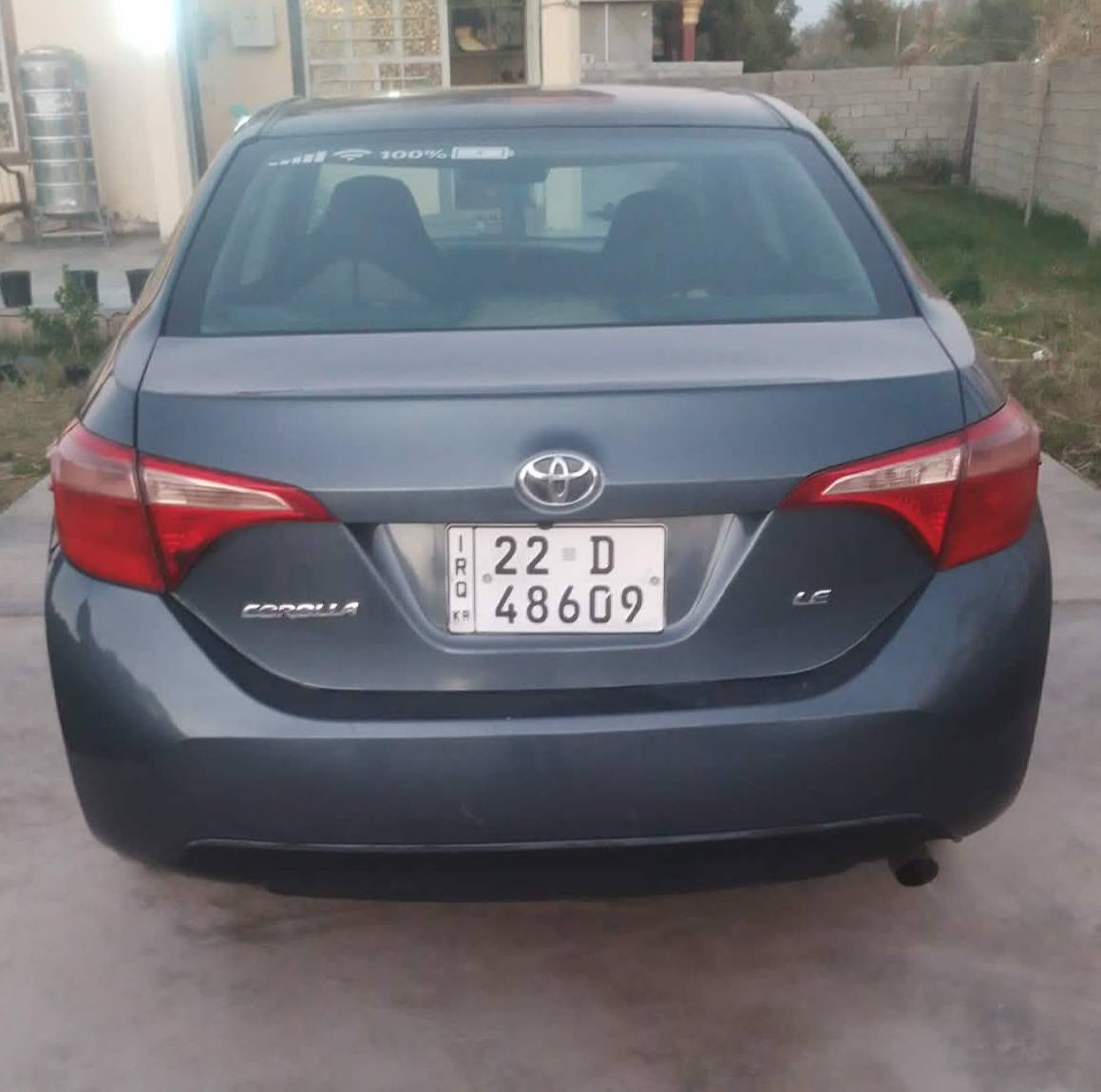 Toyota Corolla✅
✅تويوتا كورلا 
✅موديل 2017
✅رقم اربيل 
✅ تلاث قطع بارد
✅ مصبوغة حزام جماليه 
✅كير مكينه خير من الله
 ✅صدر خلفي امامي جديد
✅ تخم تاير جديد
 ✅السعر 115
✅ *********** بغداد, العراق
