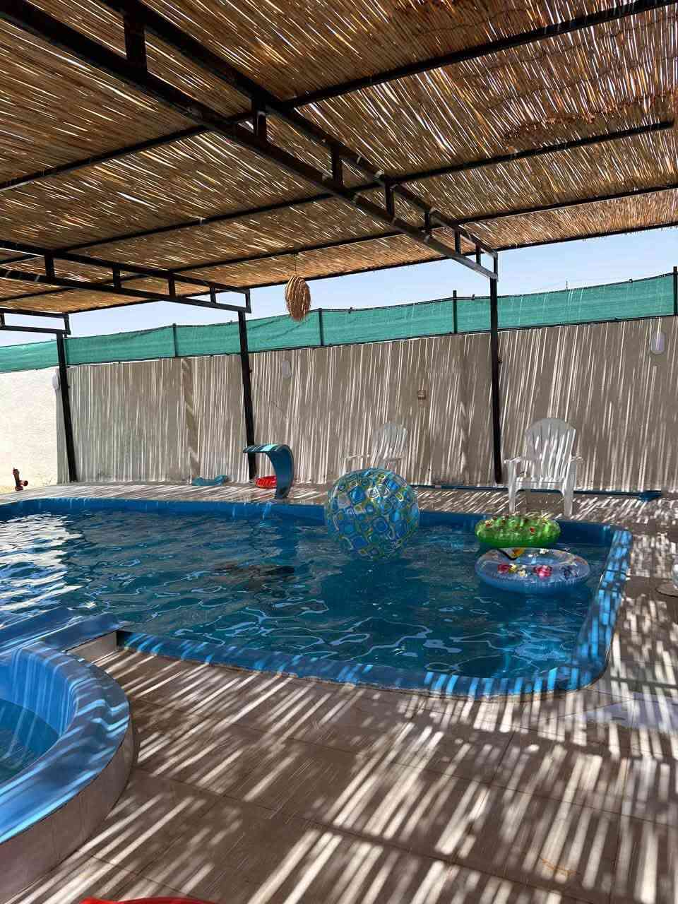 مزرعة للإيجار اليومي 🏡🌳
📍 الموقع: بغداد –ابو غريب 

✔️ أجواء هادئة ومناسبة للعوائل

✔️ مساحة واسعة وخدمات متوفرة

✔️ مثالية للراحة والونسة

📌 للحجز والاستفسار يرجى الاتصال أو المراسلة على واتساب: 

 📞 ***********

 موثق في تطبيق اجرلي لسياحة المزارع في العراق 🇮🇶
