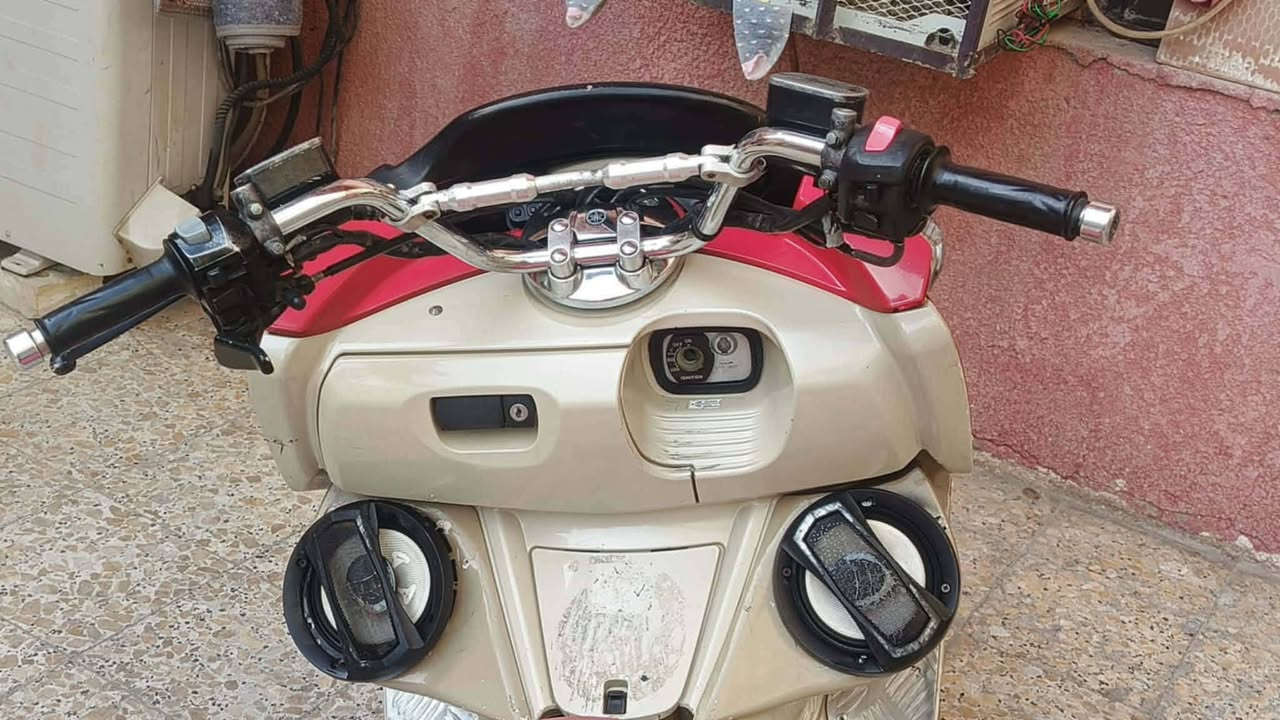 سلام عليكم ماكسام للبيع دراجه كهربائيه 100% على بلادي تخم طائرات جديد سيستم سماعات وجهاز مال سياره شادلها للسماعات دراجه تخبل ماكينه ما مجفته لا بخار ولا تنقيص صالنصه رياضيه كابريته 100 على 100 وتجي تفحص وتاخذ مكان نجف سعر 750 اتصال ***********
