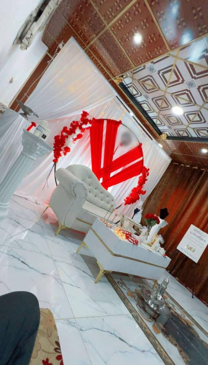 تريد تخطب او تتزوج 🫶💍
لازم تتميز وتعيش اجواء العمر مع لاڤين 🫂

بادراة حيدرالشمري وسجاد الشمري 
كوشات مناسبات (خطوبة حنة عرس) 
ايجار بأنسب الاسعار مع الشد والتوصيل لكافة مناطق بغداد  الاستفسار خاص رقم 
‏‪***********‬ واتساب 
‏‪***********‬‏
