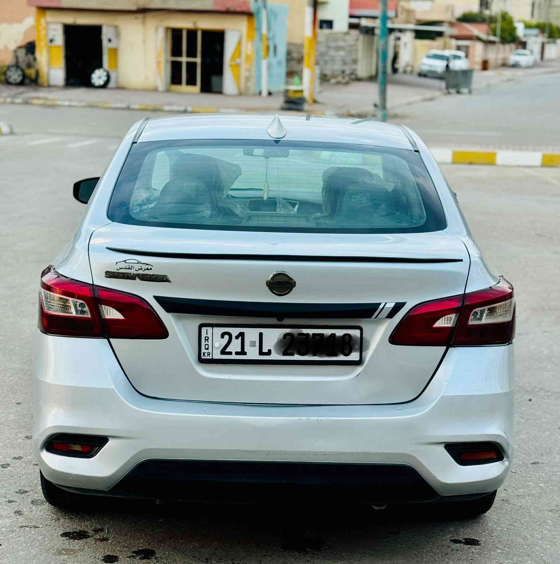 نيسان سنترا 2017 
( البيع نقد فقط لا اقساط ولا وعده )

▪️ الوارد: أمريكي
▪️ المحرك: 1.8
▪️ اللون: رصاصي
▪️ الممشى: 179 .111 ألف ميل (قابل للزيادة)
▪️ الضرر: خلفي فقط (حوض السبير)
▪️ ملاحظة: بيها بارد خفيف بحافة باب السايق
▪️ الحالة: السيارة حيل نظيفة وحلوه 
▪️ الرقم: سليمانية
▪️ التحويل: مباشر باسمي

💰 السعر المطلوب: 115 ورقة 

📍 العنوان: تكريت – حي الزهور
📞 للاستفسار: ***********
