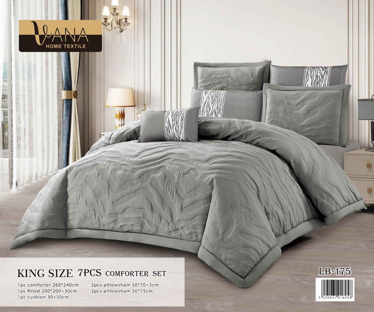 آللهم صلي على محمد وآل محمد 

ماركة ڤانا العالمية 

لحاف نفرين ملكي  نمري 👑👑ثقيل 
   👑 👑 
نقشه 💫بارزه 
 ملكي محتوى 7قطع  

كنك. سايز ✨
لحاف قياس كبير 260*240
شرشف    كبير 30+200*200
اوجه وساده 75*50      عدد 2
اوجه وساده 70*50+5  عدد 2
كوشه ديكور 30*50

للحجز و الأستفسار مراسلة الصفحة أو واتساب على الرقم 

***********

العنوان / الديوانية_ قضاء عفك_ شارع المحيط مقابل مجمع محمد الصباغ داخل الفرع 

يوجد خدمة توصيل داخل قضاء عفك و لجميع المحافظات
