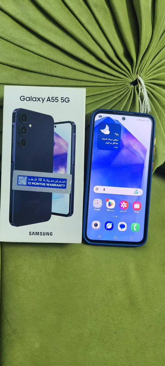 سامسونج a55ذاكرة 256 عشوائية 8 نظيف جدا غراض كاملة السعر 350 هاتف ***********

