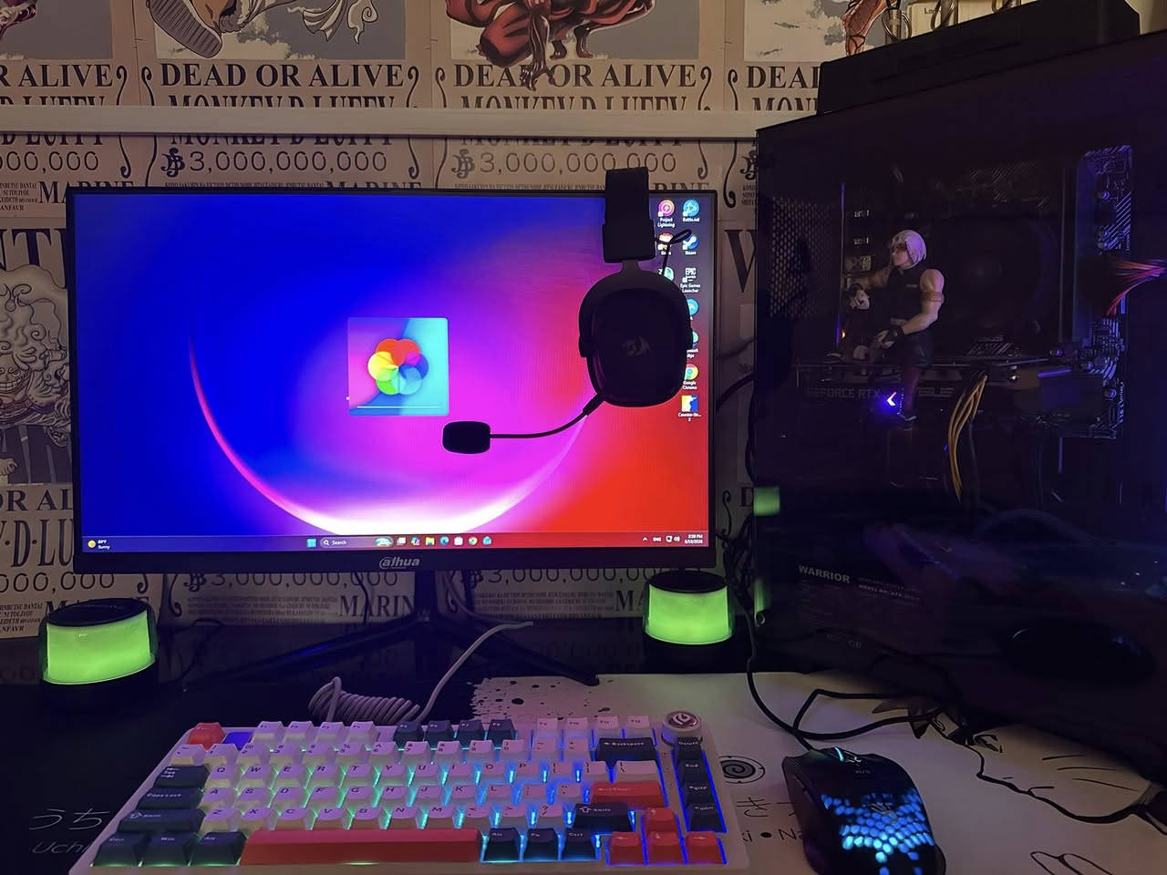 السلام عليكم pc مستخدمة مواصفات اقتصادية للبيع
Rtx 3050 6gb 
Ryzin 5 5500 
Mother bored B 450 
Ram 16 gb ddr 4 
Hard 1 TB , Ssd 256 gb 
Power 500 w 
بالاظافة الى كامل ملحقاتها ( شاشة كيمنك داهوا 165 Hz حجم 24 انج ips , 0.5 mls 
Ubs 1500 offline 
كيبورد كيمنك مغناطيسي 
سماعة كيمنك احترافية واير لس zuse pro 
ماوس بلودي كيمنك احترافي 
ماوس باد واتر بروف 

التجميعه كامله رايدها بمليون دينار 
*********** متواجد فقط بالنهار لحد 4 العصر 
عنواني دوره ميكانيك جامع احمد المختار
