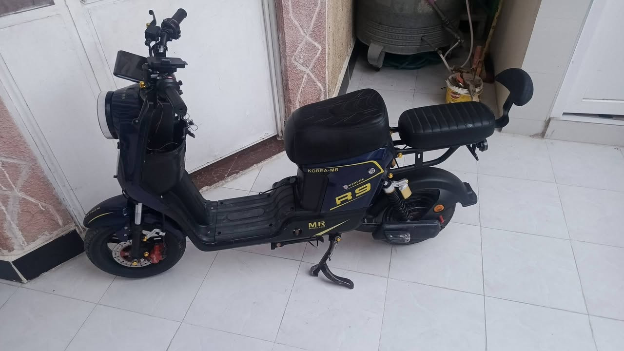 سلام عليكم دراجه R9دراجه خمس بطاريات كبار ودراجه جديده وسرعتهه109بيع مستعجل مكاني  بعقوبة بهرز وسعرهه 360وبيهه مجال قليل وأبو 300لا تتصل ولا تعلق وتصل ***********
