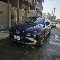 توسان 2025  امريكي لون نيلي  رقم اربيل  ماشيه 5 ألف السيارة ضررها بنيد...