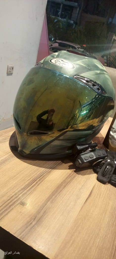 خوذه للبيع سعر ٧٥الف قياس xl موجود باليرموك ***********
