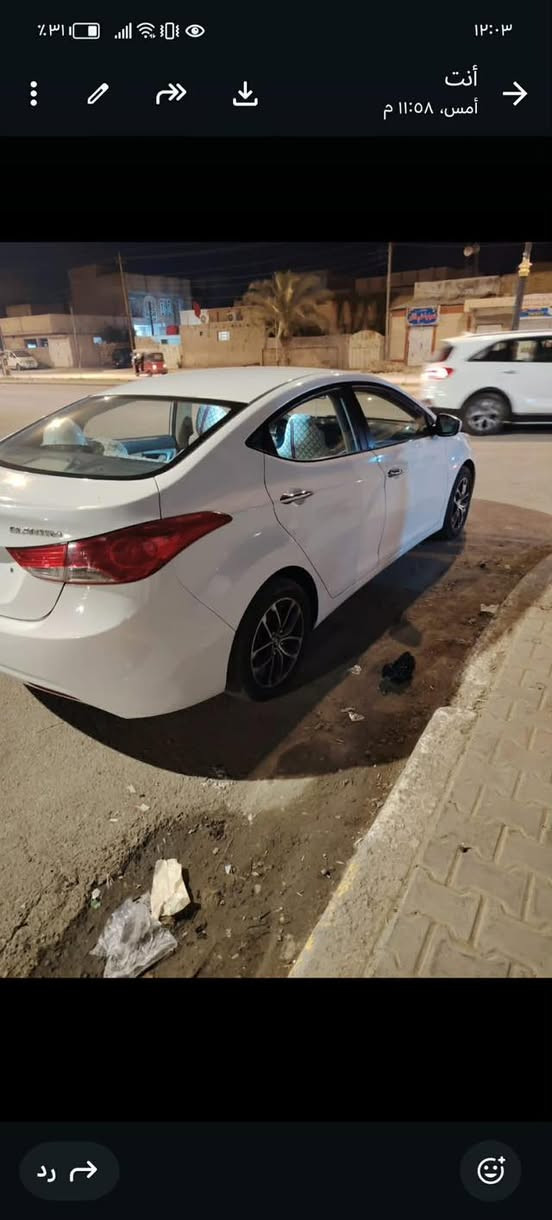 إلنترا ٢٠١٤ خليجي محرك ١٦٠٠ مكفوله من الضربه والصبغ بإستثناء الموجود بالسونار... كير محرك مكفولات والسياره بأسمي
تحويل مباشر السعر ١١٥$ وبيها مجال للاستفسار ***********
