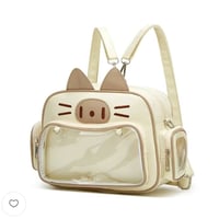 شنطة قطة • أسود عسلي رصاصي