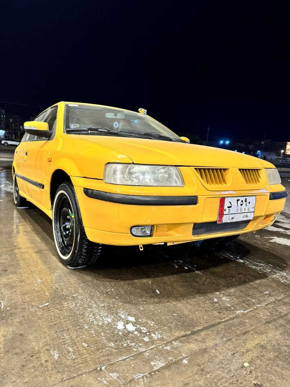 سلام عليكم سمند 11معمر دوس وهلال أو عليه هيئه 450الف اي غرامه عليه صدر خلفي نضيف سياره احله من صوره تخم تاير جديد صارله سبوع باقي تفاصيل خاص وتساب ***********سعر 38وبيه مجال شراي يتصل
