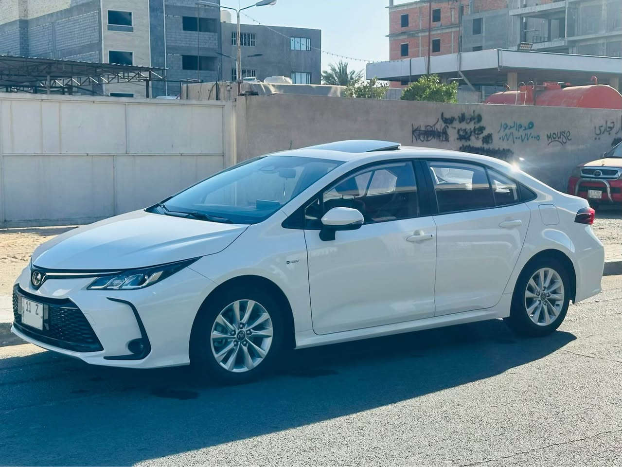 كورلا هايبرد 2025 ماشيه 22 الف

رقم بغداد بأسمي تحويل ثاني يوم 

تجميع صيني محرك 1800

بصمة فتحه سقف  نظام GBS مانع انزلاق 
تحديد مسار اشاير بالمري

وقوف ذاتي مثبت سرعة رادار امامي

عدادات دجتال مقاعد جلد

كامره خلفيه دوارة تحكم التبريد شاشه

8 وسائد هوائية اوتو هولد شاشة كبيرة

سايد بريك بصمة حساس ضغط الاطارات 

جميع اضواء السيارة الخارجية LED

جميع نوافذ السيارة اوتو كشافات ضباب

السيارة جديدة على وضع الشركة كفالة عامة من الصبغ والحادث والتصليح كلشي بلادي وضع الشركة 
عدا بارد بسيط هلال الجاملغ وتكحيل بالدعامية

عنوان السيارة بغداد اليرموك
السعر ١٥٣$
*********** بغداد, العراق
