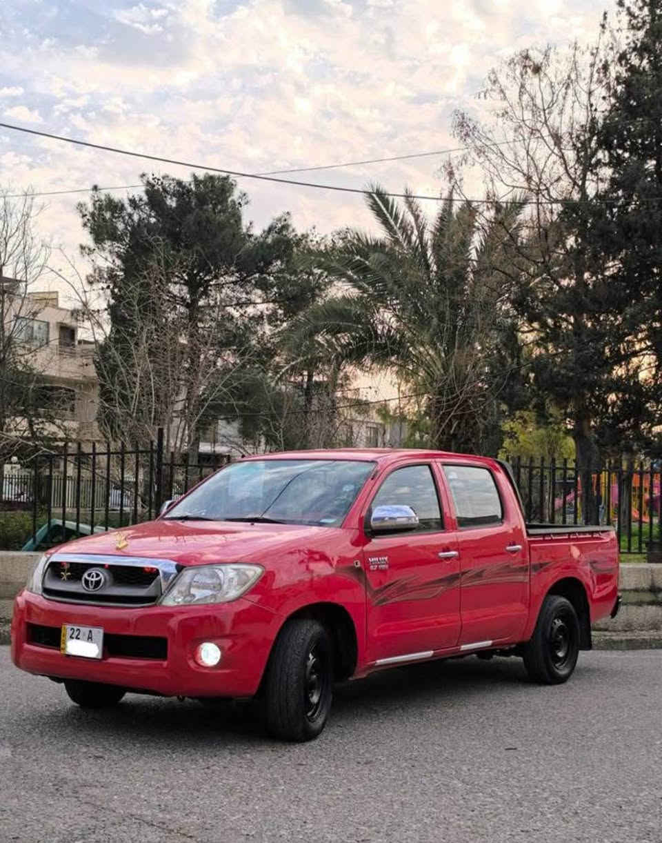 ‎کــــــوردی 
‎تەنها فرۆشتن بە نقد 

Toyota Hilux 
‎هایلوکس 
‎مـــۆدێل / 2011
‎مواسفات / گێر ئۆتۆماتیک 
‎مەکینە /(2.7) v.4 چوار پستۆن 
‎مەکینەی کرایتەوە  
‎بێ ئێڕباگ ، بێ ناوگرتن
 
‎ حیزام سبوغ 

‎نـــــــرخ  (( 165$  )) 

‎ناونیشان هەولێر
‎ پەیوەندی واتساپ  0750 938 6878

‎عربي 
‎فقط بیع نقد 

Toyota Hilux 
‎تويوتا هاي لوكس

‎مــــــــودیل/2011
‎مواصفات/  أوتوماتك
‎محرك / 2.7/ v.4 أربع سلندر
‎محرك مفتوح 
‎بدون ایرباك ، بدون دواخل
‎حزام صبغ 

‎سعر   (( 165 $  ) Singapore
