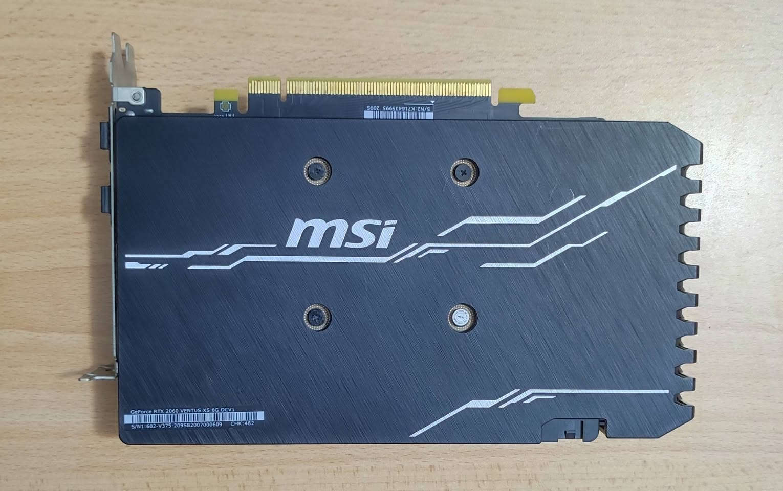السلام عليكم 
كارت شاشه للبيع 
RTX 2060 6G MSI VENTUS 2X 
مستخدم نظافة فول غير مفتوح 
السعر 200 الف قفل سعر ثابت 
مكاني بغداد


**إذا كنت صاحب هذا الإعلان وتريد حذفه لأي سبب، رجاءا أرسل رسالة إلى الدعم الفني**