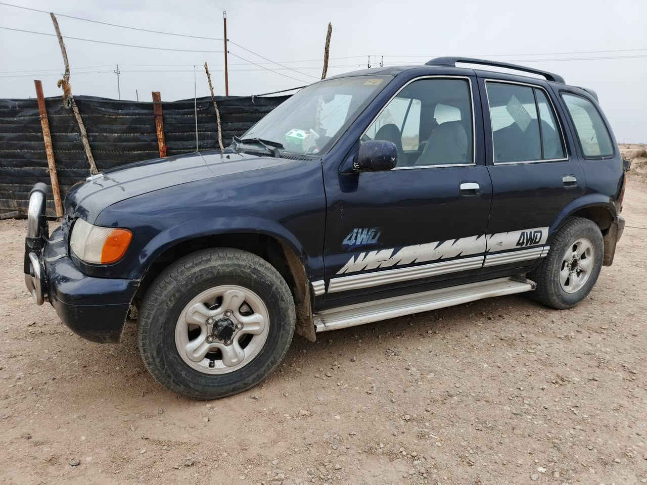 السلام عليكم
كيه سبورتج موديل 1994 نضيف لامصبوغه ولامعجنه 
سنويه جديده ل 2029 رقم بغداد انكليزي 
السعر 45 وبيها مجال بسيط تبريد ثلج 
مكاني الديوانية 
للاتصال ***********
