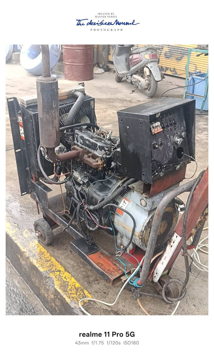 السلام عليكم مولد 3بساتم مال ابراج شرط الشغل 7كيفي 30امبير.ما بيها دخان او تنقيص.. مكاني موصل ايمن.***********.سعر 4اوراق ونص.بيع مستعجل..
