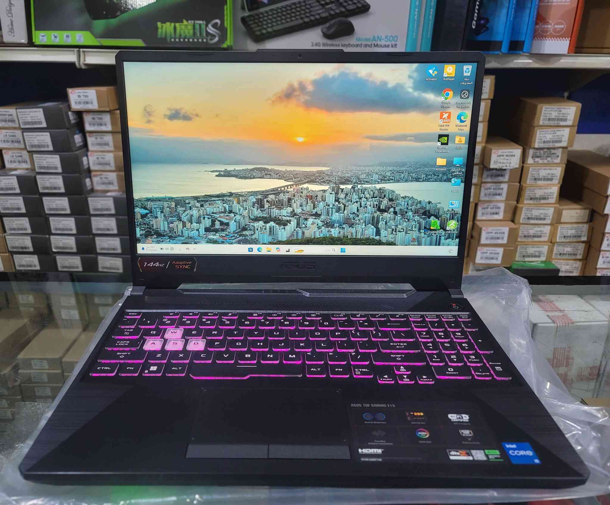 《🥳🤩وصلت جعالةالعيد وصلت🤩🥳》
     🔥أداءجبار للجيمنج🔥 ²⁶²ASUS TUF F15🔥                          
استعد لتجربة لعب خيالية وسريعة مع وحش الألعاب من أسوس، مصمم ليمنحك الأفضلية في كل مواجهة!
 * 💻 **المعالج:** Intel Core i5 (الجيل 11)
 * 🚀 **الرام:** 16GB
 * 💾 **التخزين:** 512GB SSD لسرعة إقلاع مضاعفة
 * 🎮 **كرت الشاشة:** NVIDIA RTX 2050 (4GB)
 * 🖥️ **الشاشة:** 144Hz لحركة فائقة النعومة
 * 🌈 **الكيبورد:** مضيء RGB
**جاهز للعب؟ لا تفوت الفرصة!**
*(السعر620$)
(للتواصل 772924110)*


**إذا كنت صاحب هذا الإعلان وتريد حذفه لأي سبب، رجاءا أرسل رسالة إلى الدعم الفني**