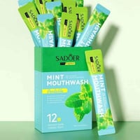 متوفر غسول فم اشرطة بثلاث نكهات بليمون ونعناع ونكهة شاي أخضر كل ثلاث ع...
