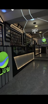 ديكور محل موبايلات للبيع جماخانات 2  7 ميز مع ميز صيانه مع 4 ميز عرض ب...