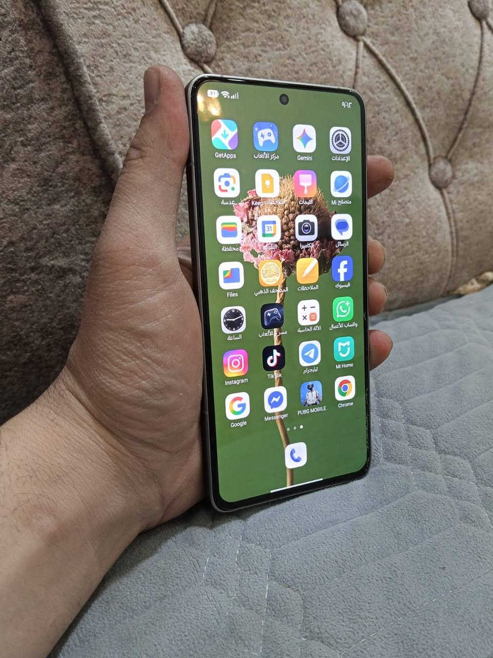 للبيع..
شاومي  14 t pro
دبل سيم كارت
نظافة 100/100
المعالج: ثماني النواة Dimensity 9300 plus تكنولوجيا 4 نانو
التخزين / الرام: 512 جيجا مع 12/16 جيجا رام
الكاميرا: خلفية ثلاثية 50+50+12 م.ب. / امامية 32 م.ب.
الشاشة: 6.67 بوصة بدقة 1220x2712 بكسل بها ثقب
البطارية: 5000 مللي أمبير
السعر 550 وبي مجال 
المكان ديالى
رقم الهاتف/ ***********
