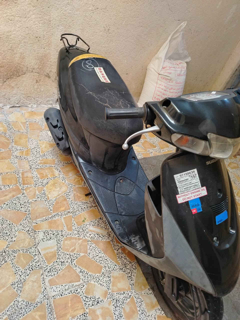 السلام عليكم دراجه للبيع ساسوكي جنطه دراجه نضيفه ما مفتوحه سلف هندر كهربائيات كلها ر/***********
