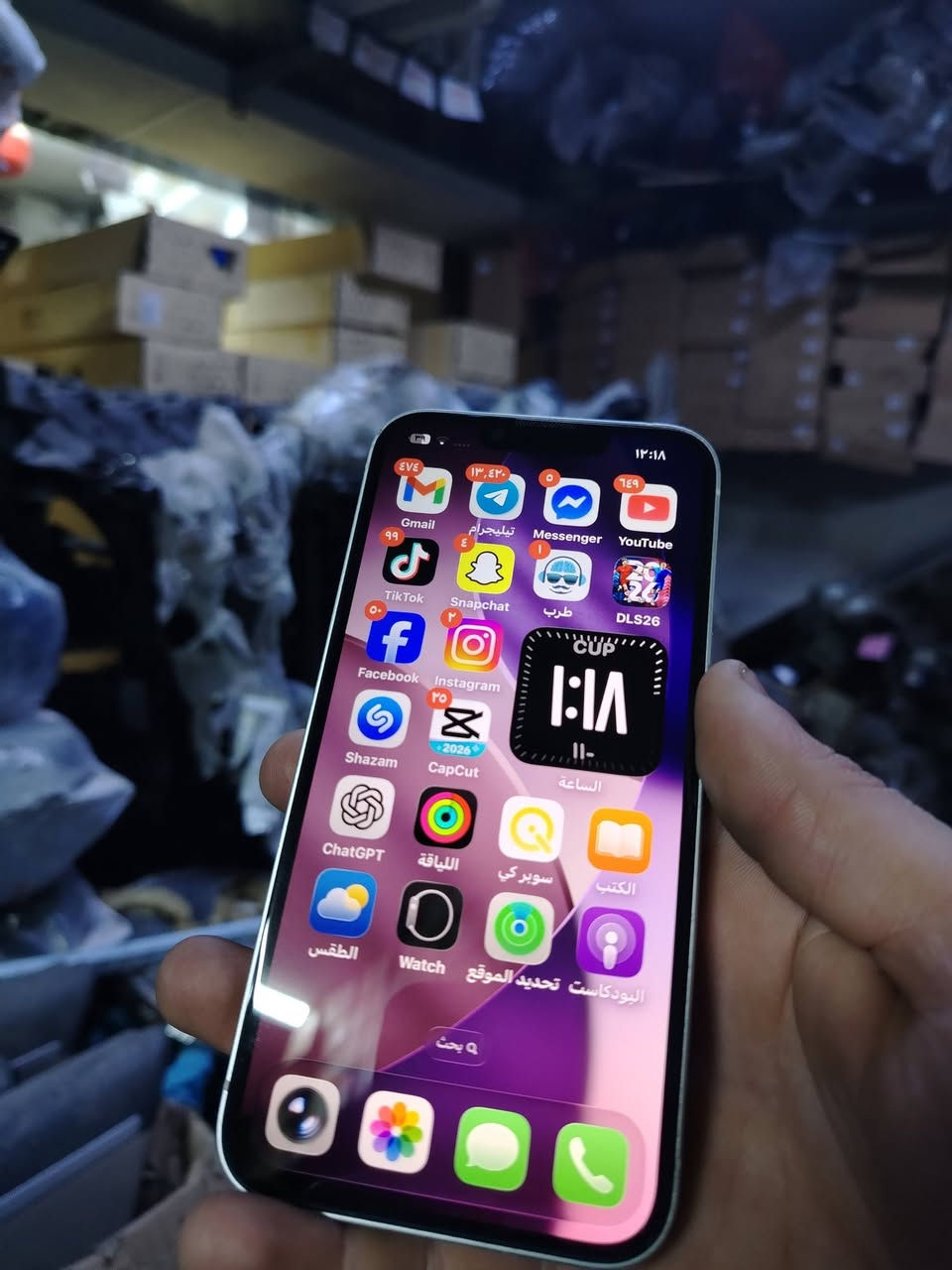 ايفون 13 لون ابيض المرغوب 🔴الجهاز نضيف فد مره مثل ماموضح مامفتوح ضد الماي
بطاريه 🔋96
في ايدي شغال
الجهاز كلو شغال مابي اي خلل مال بيت  ابيعو شرط شاحنتو لصليه ويا 480 الف متواجد خاص وعل رقم 
كورك ***********
اسيا ***********
