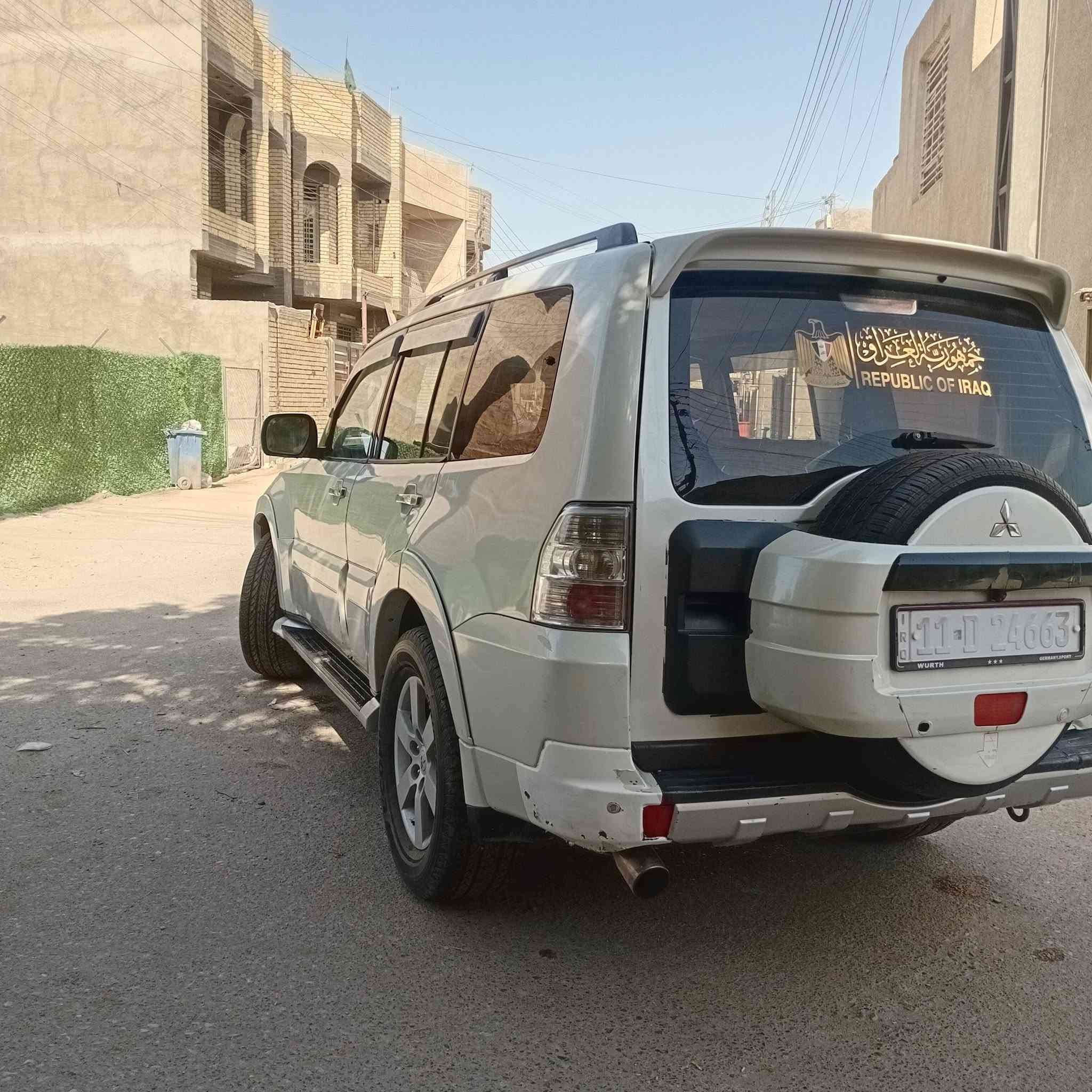 باجيرو موديل ٢٠٠٨ سياره بيهه ٤ قطع صبغ بدون حادث بدون داخل مكينه وكير مكفولات تخم تاير صدر جديد رقم بغداد نكليزي سعر ٨٨ بيهه مجال بصيط مكان سياره بغداد ***********

