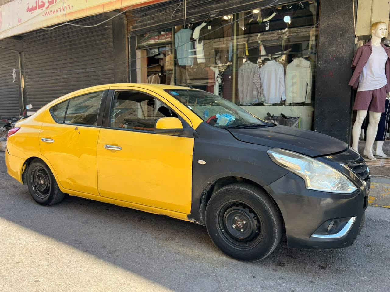 🔥 نيسان سني 2014 (هندي) 🔥
باختصار:
الموديل: 2014 (هندي).
المحرك والجير: شرط الفحص بس المحرك بي تنقيص بسيط.
التبريد: ما شاء الله ثلج ❄️.
البدي: البجم محدث مال 24 + وعندك صبغ (قبق جنطة + جاملغ أمامي الأيمن) اكو رصعات خفيفه بل سيارة 
العداد: [300] ألف  وخمسمية كم.
الرقم  بغداد / السنوية باسمي ].
💰 السعر: [ 70 ورقه] (وبيها مجال للشراي).
📍 المكان: [الانبار / القائم].
📱 للتواصل: [ ***********]
