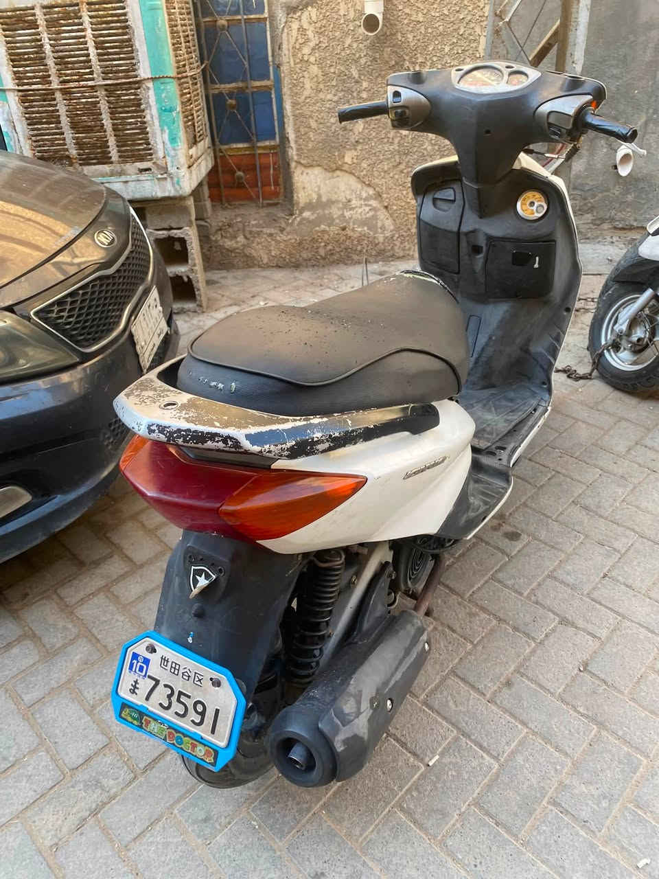 سلام سكنس نثيه ياباني دراجه شغال حلو مكينه لا تنقيص لا تبخير  نكره صبح فقط بيه كابريتر تعبان دراجه كفرات بلاديه  كله شغله سعر ٤٧٥وبيه مجال مكانه مدينه صدر قطاع 14


**إذا كنت صاحب هذا الإعلان وتريد حذفه لأي سبب، رجاءا أرسل رسالة إلى الدعم الفني**