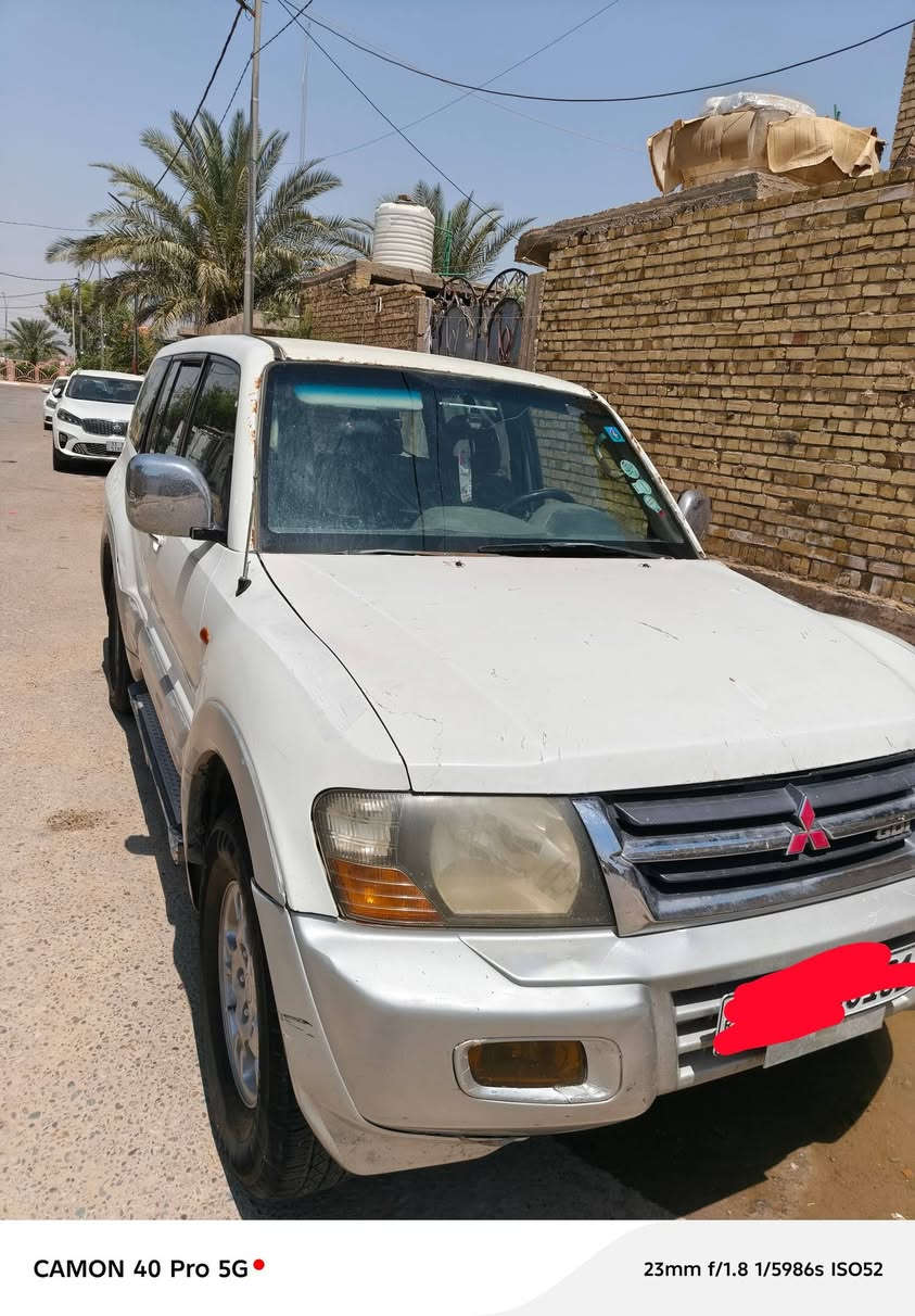 باجيرو 2001 محرك vvt 3000   بيها منظومة غاز سيارة نضيفه السعر 75 وبيها مجال بسيط  *********** سنوية مشروع وطني رقم بصرة
