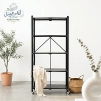 رف قابل للطي • خمس طبقات • بعجلات