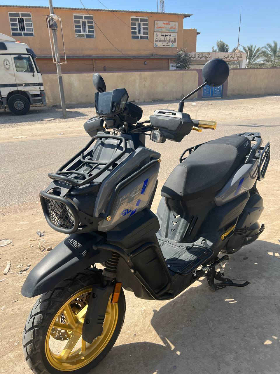 أباتشي جبلية للبيع - لگطة!
دراجة أباتشي جبلية، نظافة 98%، استعمال حشمة جداً.

​مكينة وصدر وبريكات كله لوز.

​دراجة مال بيت ومحافظ عليها جداً.

​ما تحتاج تصرف عليها ولا ربع دينار، صعد واطلع.

السعر  [مليون و 100]

المكان: [حله - بابل ]

للأستفسار مراسلة الصفحة أو الاتصال (***********)
