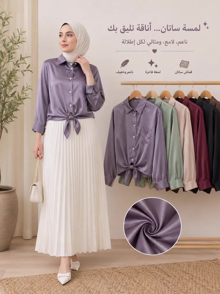 الساتان الو حكاية تانية ب مكتب #دعبول 🦋🥰

للتواصل والحجز عبر رابط الواتساب https://wa.me/qr/2ACOZFTSQOPHG1

لـِ طلب الجملة 0933774182

📦 توصيل متوفر 
العنوان : الحريقة - السليمانية- جانب البنك الإسلامي ♥️


**إذا كنت صاحب هذا الإعلان وتريد حذفه لأي سبب، رجاءا أرسل رسالة إلى الدعم الفني**