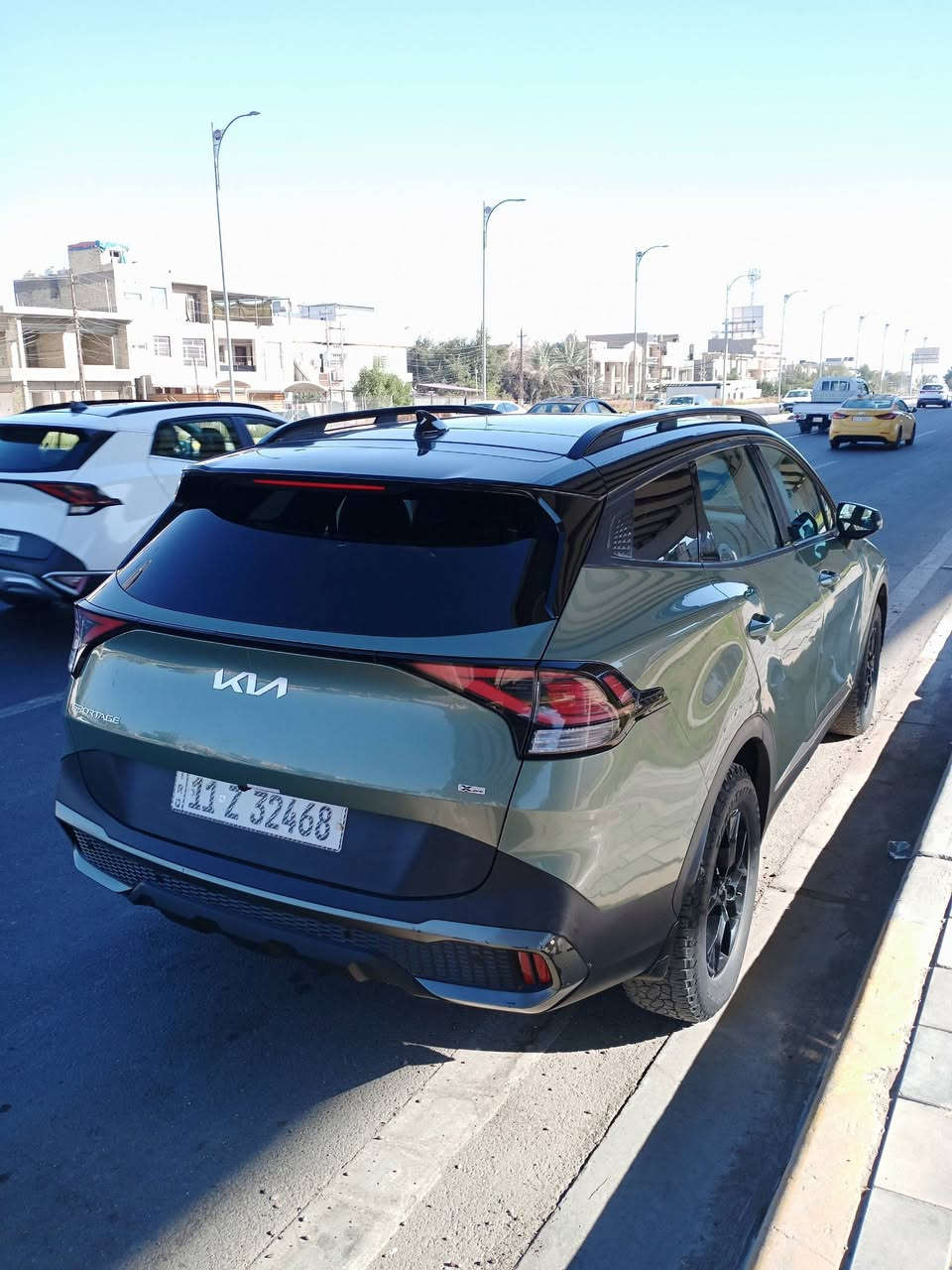 كيا سبورتج 2023 وارد امريكا
المحرك :٢٥٠٠ 
الگير : ٨ نمر

المواصفات : Xpro لون زيتوني تو كلار
بصمه تشغيل- صندوق- ابواب -تشغيل عن بعد
شاشه كبيره على طول الدشبول
انظمه قياده نورمال- سبورت - سمارت - ثلجي
كشنات جلد لون اسود
كرسي السائق تحكم كهربائي
هند بريك بصمه
كامرا خلفيه
رادار امامي خلفي جانبي نقط عمياء
تحديد مسار ذكي
اشاره في المرايا الجانبيه
تشغيل عن بعد
تحكم ستيرن فول مواصفات 
اوتو هولد
اوتو ستوب
نظام ترحيب
تبريد قطعتين
مانع انزلاق
نزول منحدرات
نظام فحص ضغط الاطارات
نظام abs
تدفئه كشنات
قياده آليه ذكيه
كروز سرعه
سستم صوت هارمن
شاشه لمس متغيره لتحكم التبريد او الميديا
منافذ تايب سي عدد ٣ مع ٢ في الكشنات
اضواء ترحيب عند الاقتراب مع ترحيب داخلي عند الصعود او المغادره
كيجات الكترونيه متغيره حسب الوضعيات
الاناره الداخليه LED
ماسحه خلفيه
كامرة دوارة
صور الحادث بلمنشور
السياره موجوده في بغداد الدورة 
للاستفسار ***********/***********
رقم الاسيا بيه واتساب 
السعر  188 ورقه وبيهه مجال بسيط
